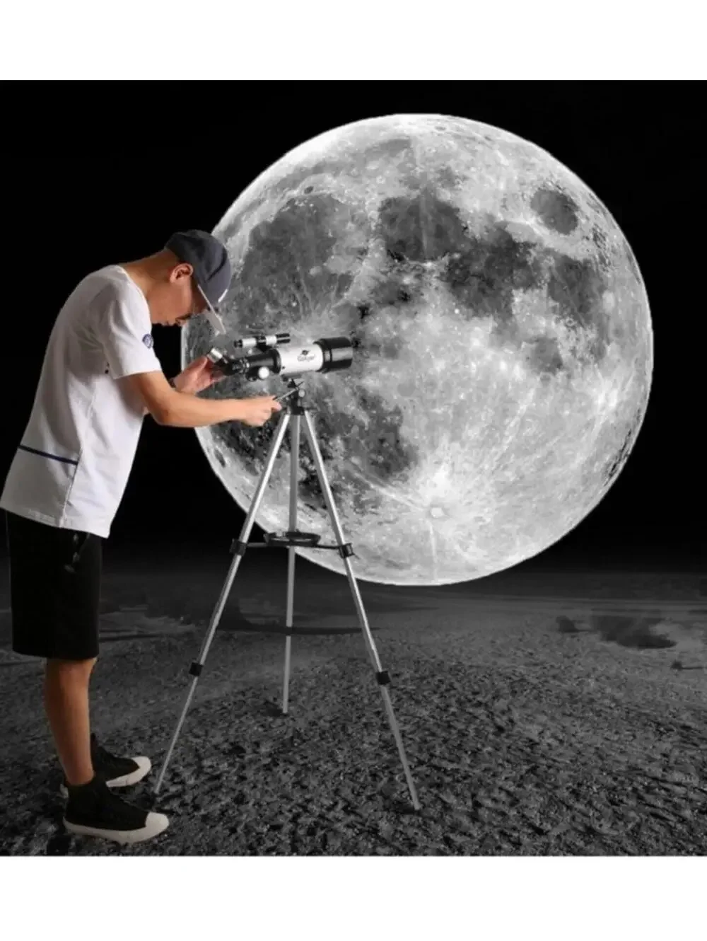 Gskyer Telescope, 70mm Aperture 400mm AZ Mount Astronomical Refracting Telescope